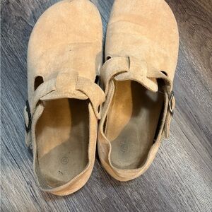 Tan Clog Shoes